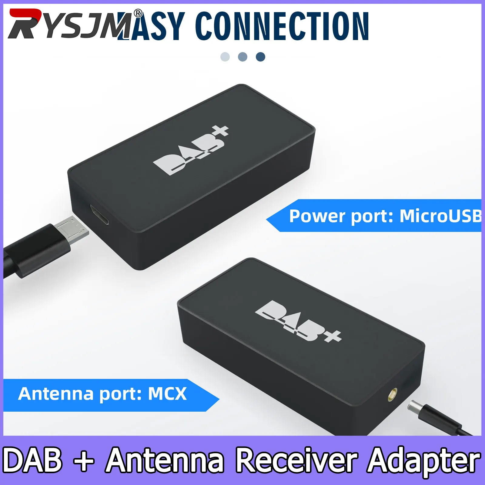  Universal DAB + Antenna With USB Adapter For European Android Car Radio GPS DAB+ Stereo Receiver Audio Expansion Antenna