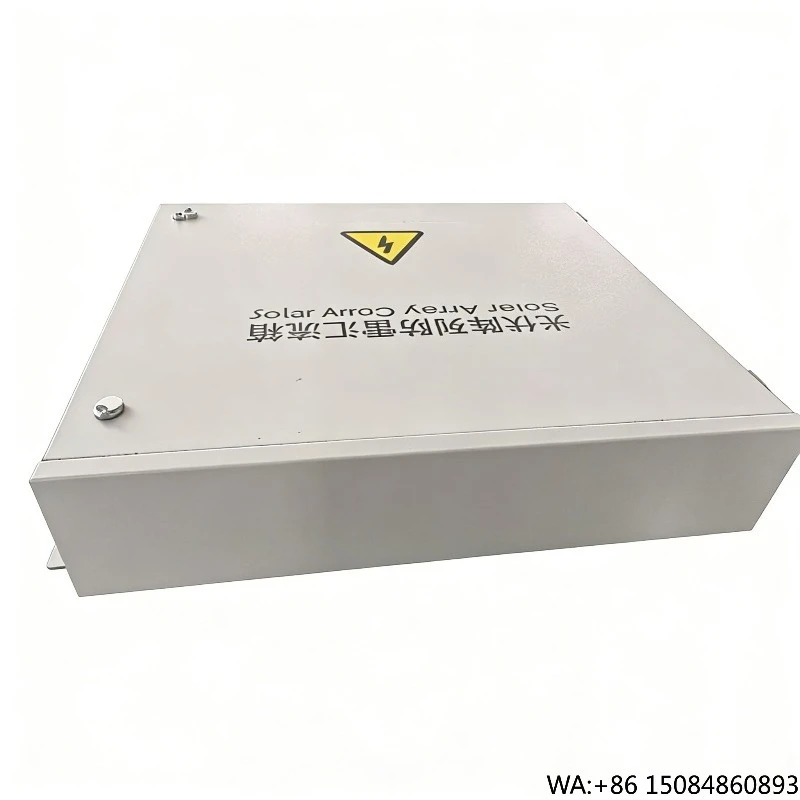 IP65 Waterproof 24 Input 1 Output Solar DC Combiner Box with Monitoring, Copper Busbar & SPD for PV Power Station System