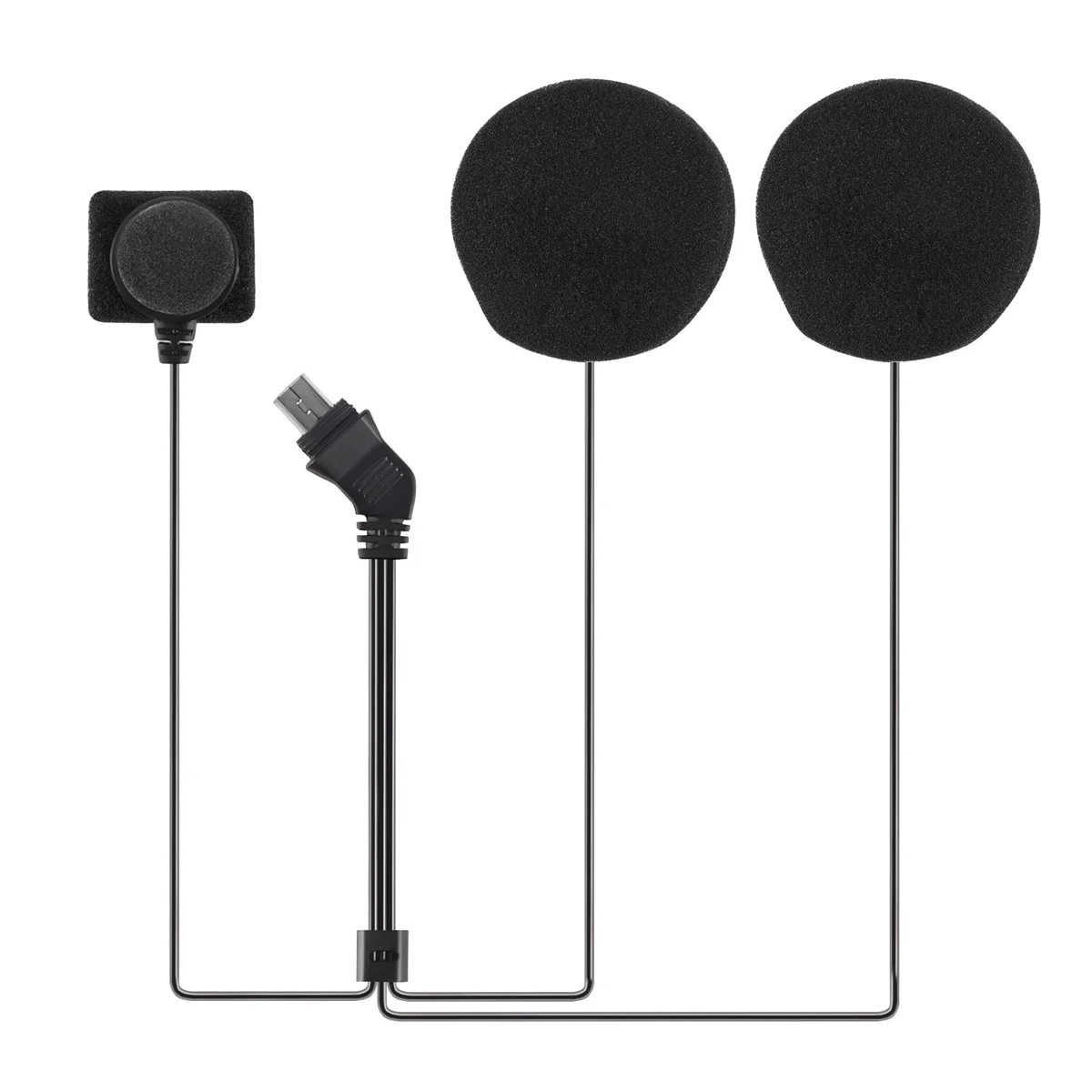 Motorcycle Helmet Bluetooth Headset Microphone Speaker Headset Accessories for Full-Helmet