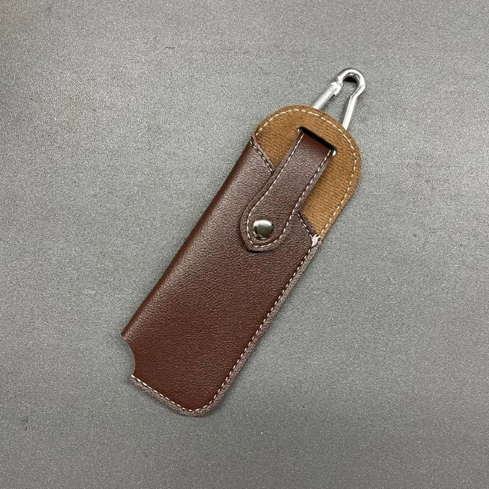 Flashlight Belt Loop Case Holder Leather Knife Sheath Protective Cover Pocket Hunt Camp Outdoor Carry Equipment