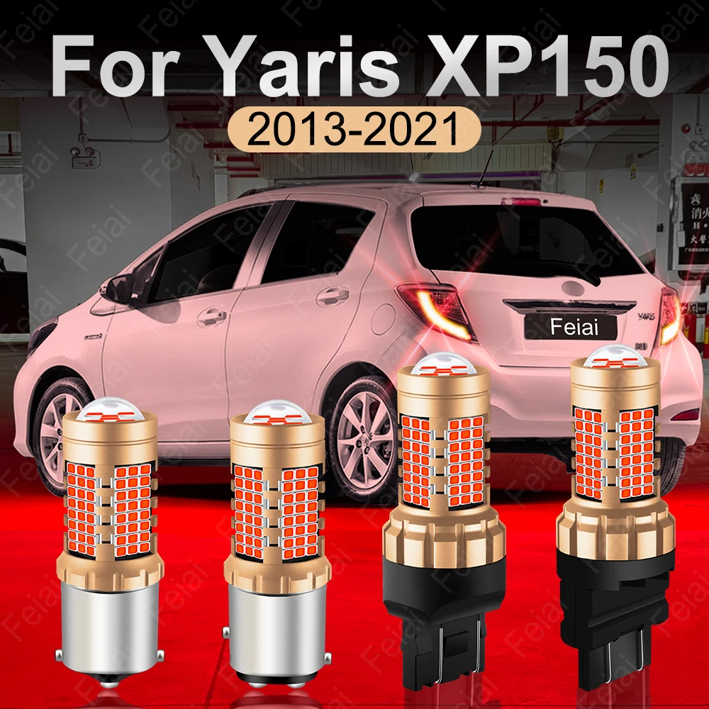 

LED Brake Light Bulb For Toyota Yaris XP150 2013 2014 2015 2016 2017 2018 2019 2020 2021 Accessories LED Strobe Stop Light Bulb