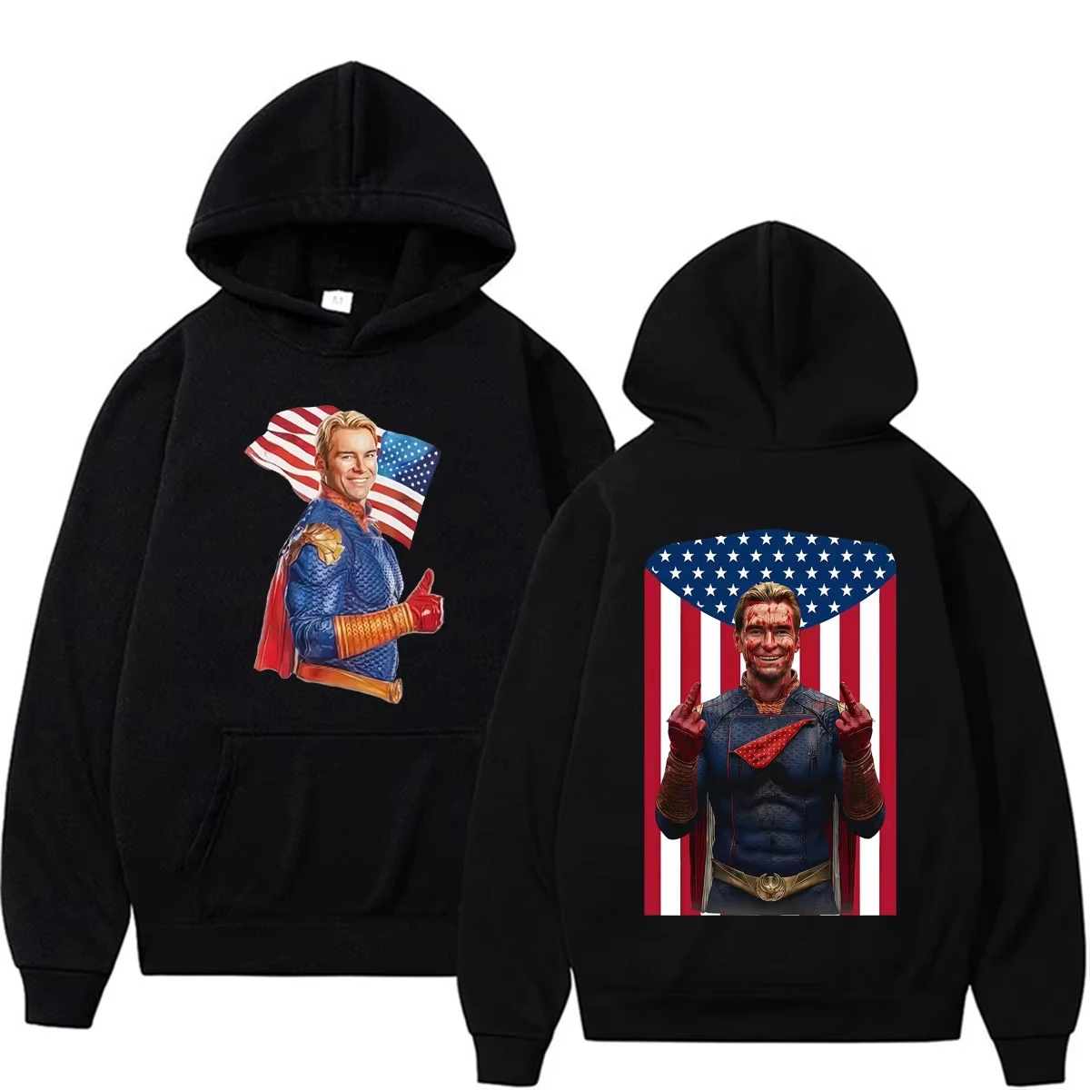 TV Show The Boys Funny Homelander Prisoner Hoodie Unisex Harajuku Streetwear Sweatshirt Casual Fleece Long Sleeve Pullover