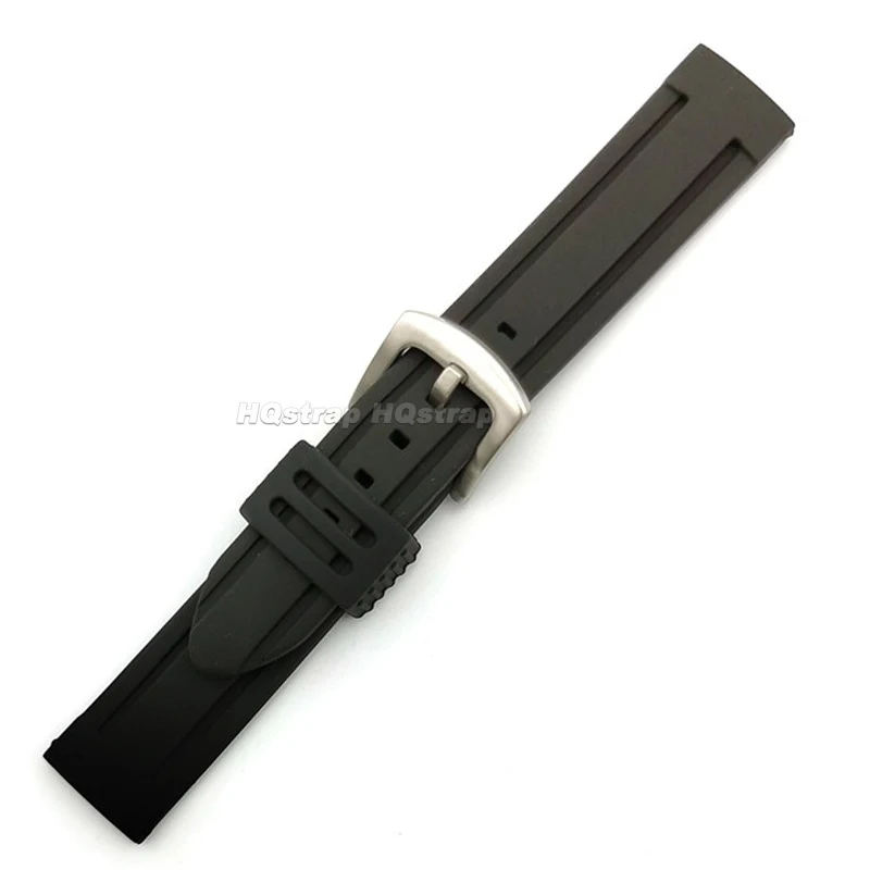 Silicone Watch Band 18mm 20mm 22mm 24mm 26mm 28mm 30mm Strap Rubber Bracelet Waterproof Wristband Sport Band Replacement Belt