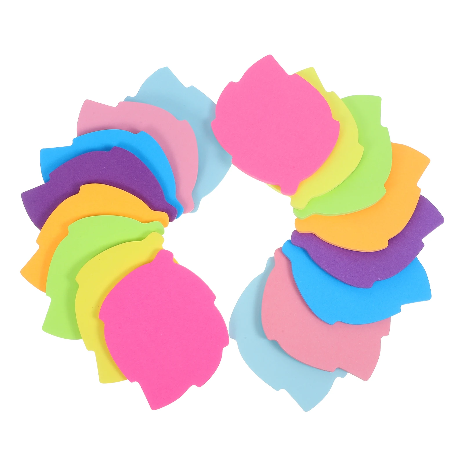 

16 Pcs Leaf Pads for Study Learning Notepads Cute Adhesive Memo Student