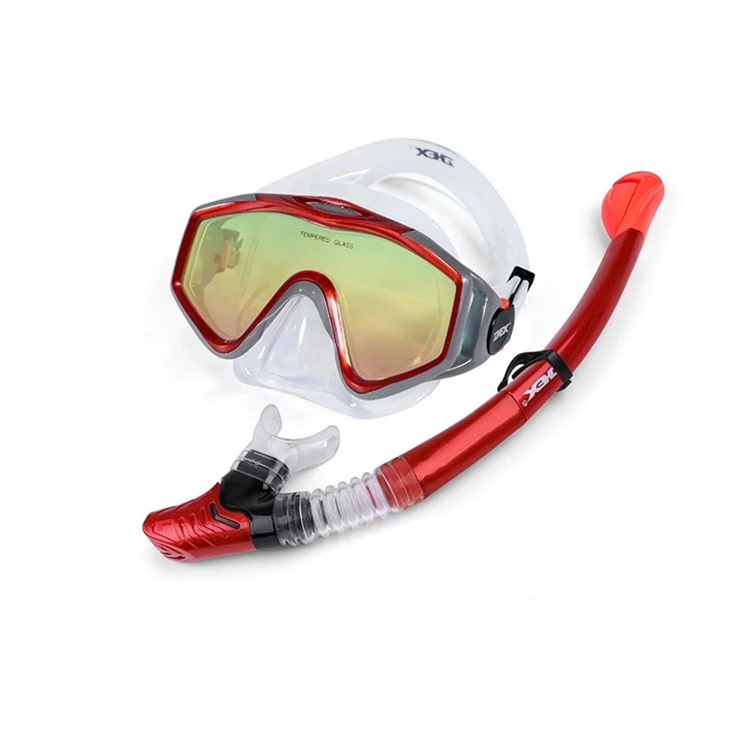 

Очки для дайвинга из закаленного стекла высокой четкости/дыхательная трубка для взрослых, подводная охота, комплект из 2 предметов для подводного плавания