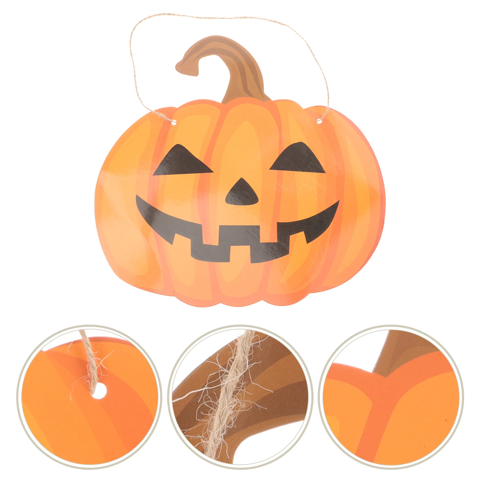 

Halloween Pumpkin Door Sign Hanging Name Plates for outside Paper Signs Hanger Decor Ornament Decoration