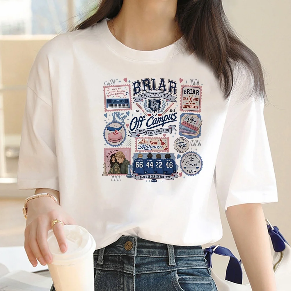 Off Campus t-shirt femme japan party goth t shirt meme emo gothic party korean fashion