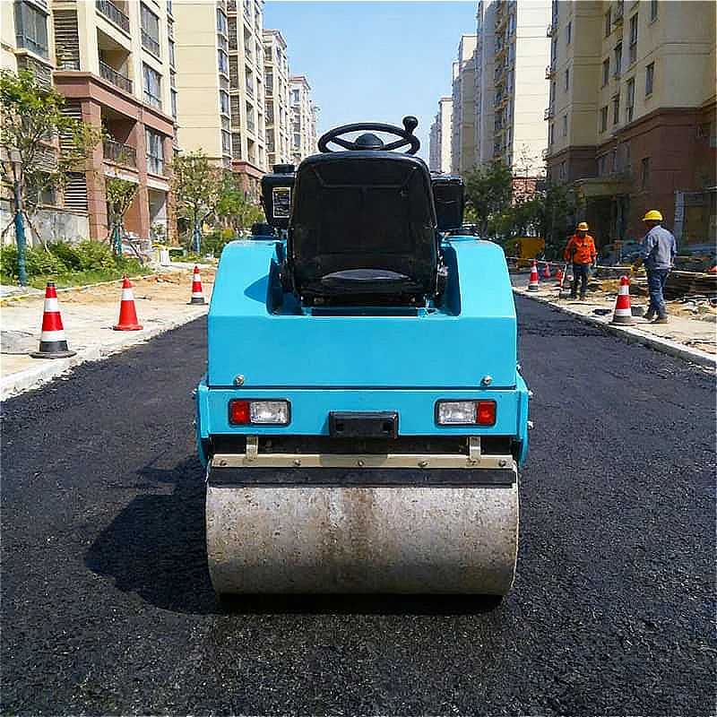 Compact Road Roller Double Drum with Narrow Width Bike Lane Sidewalk Pedestrian Zone Continuous Asphalt Compaction Customized