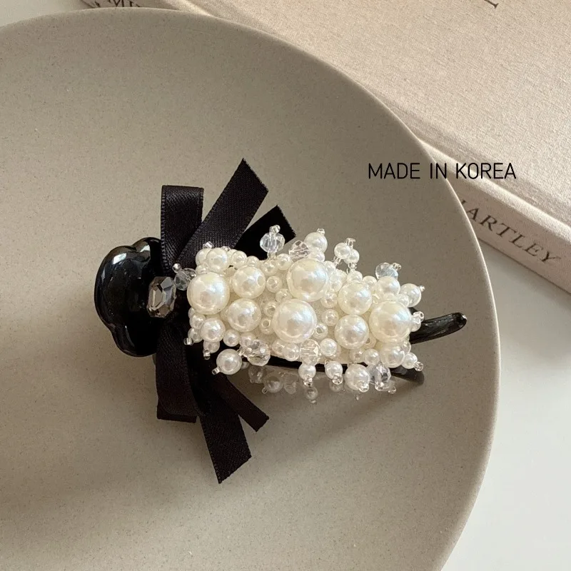 

Luxurious Crystal Pearl Hairpin, Elegant Temperament Hair Clip