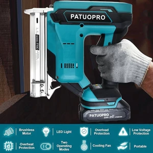 Patuopro -Nagelpistole ohne Bürste F30G F30G Rotes drahtloses Hefter Haus DIY Elektrische Werkzeuge 8 Hauptverkäufe Staplerbatterie - №6