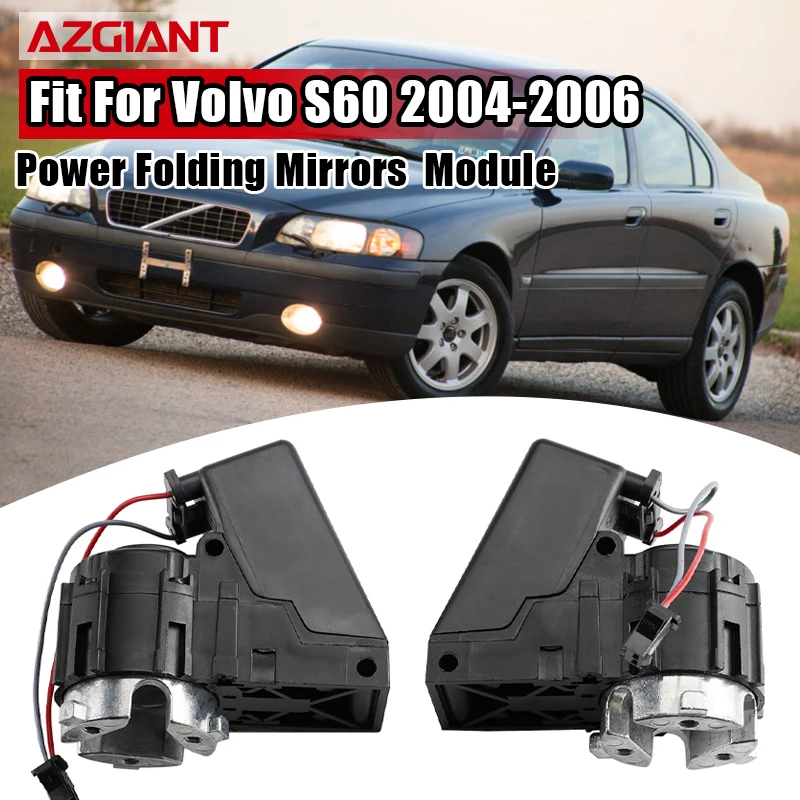 For Volvo S60 2004-2006 Mirror Folding Control Module Motor Auto Fold Rearview Actuator Assembly Replacement AZGIANT