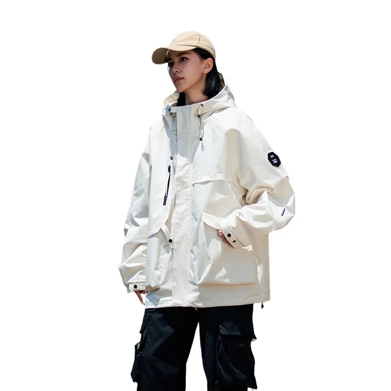 High Quality Spring Autumn New Outdoor Jacket Women's Men's Cargo Coats Large Size Windproof Waterproof Mountaineering Clothing