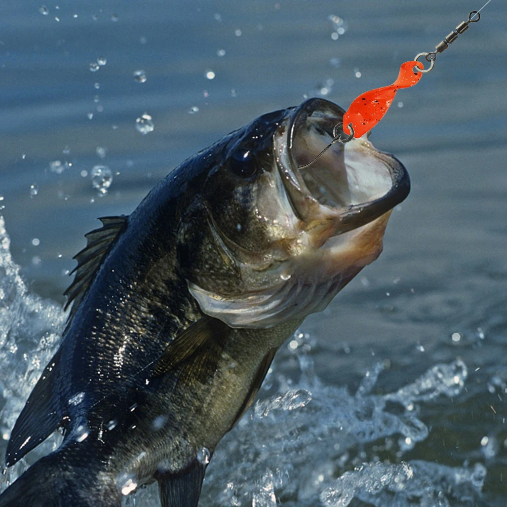 10 قطعة ملاعق الصيد السحر عدة سمك السلمون المرقط الوامض السحر مع حقيبة للتخزين الصيد تويست المغازل مع الشائكة هوك الصيد اكسسوارات #2