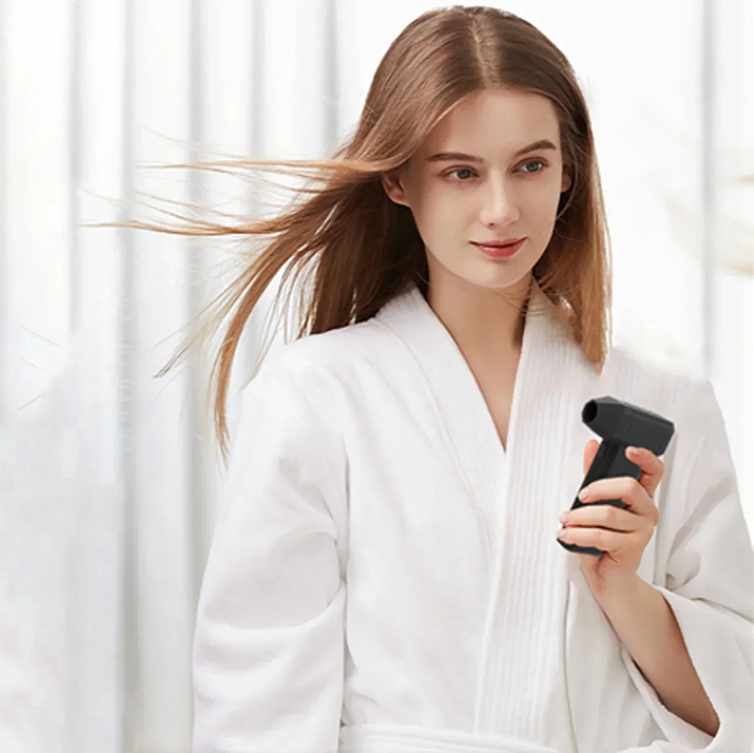 CROSSGUN Turbo Fan Rechargeable Cordless Duster Powerful Airflow Compact Design for Car Travel Outdoor Cleaning Long Standby