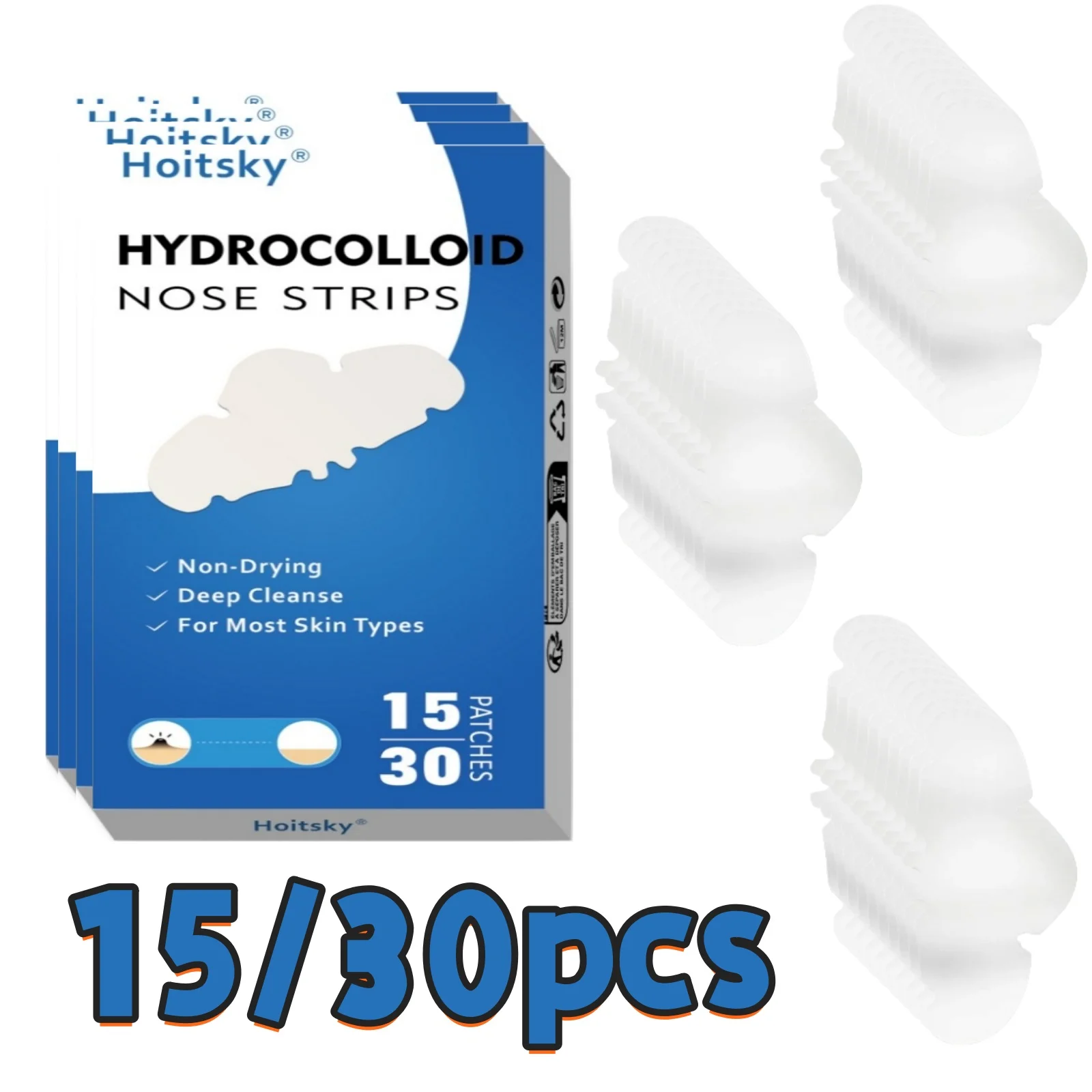 15/30 tiras eliminadoras de espinillas HITWORKER: limpieza profunda de poros, suave e no irritante, unisex para eliminación de espinillas, Essen