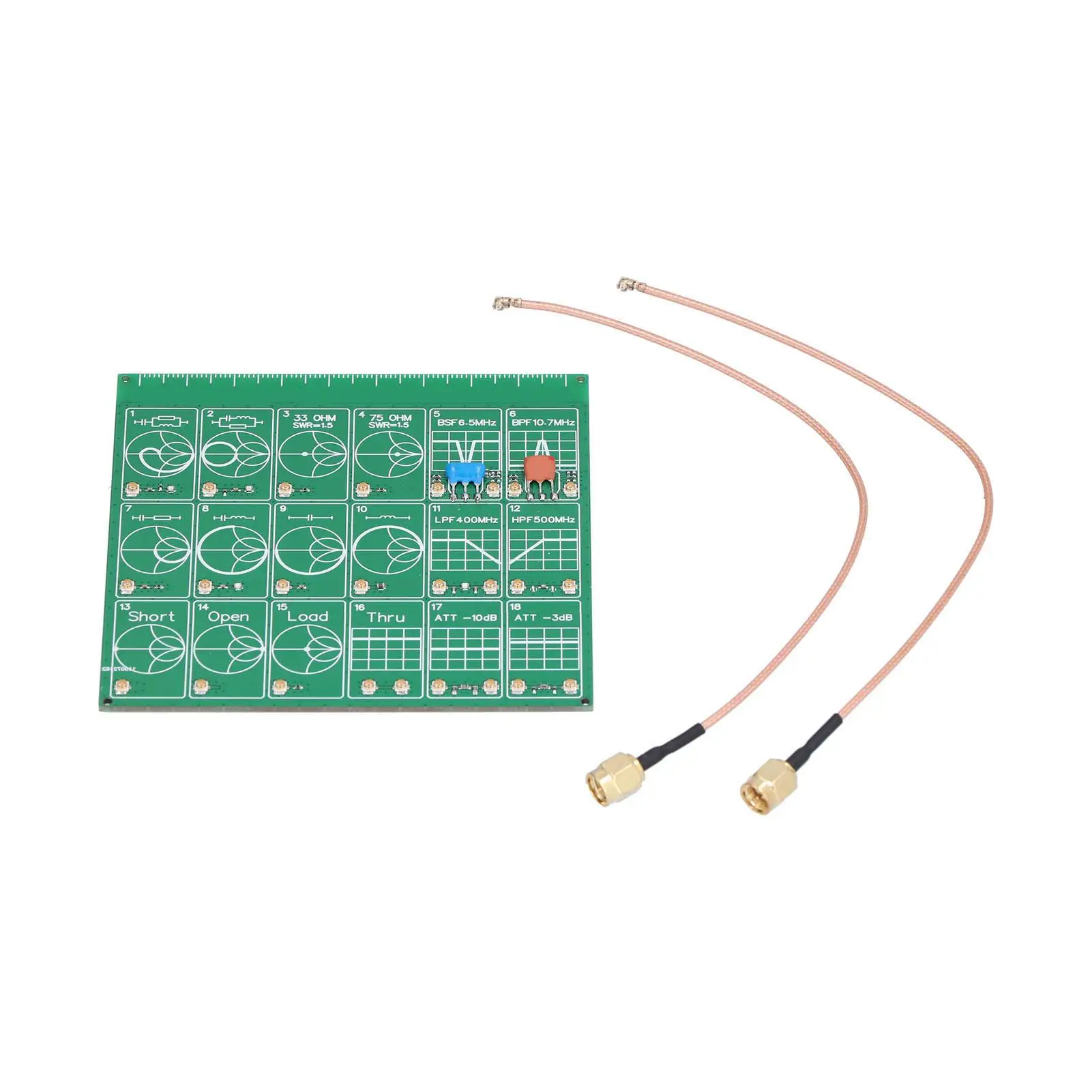 

Portable RF Demo Kit PCB Vector Test Filter UFL Connector for 6.5M Ceramic Notch Filter Measurement