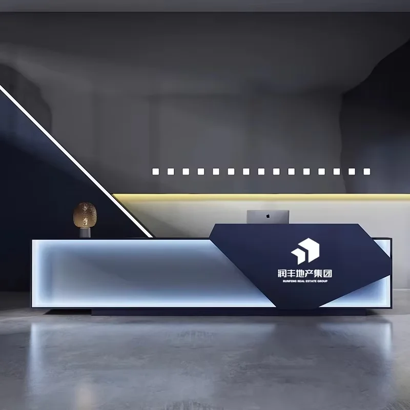 Sales Department Reception Desk Checkout Page Clothing Store Checkout Company Reception Customization Rezeption Theke Furniture