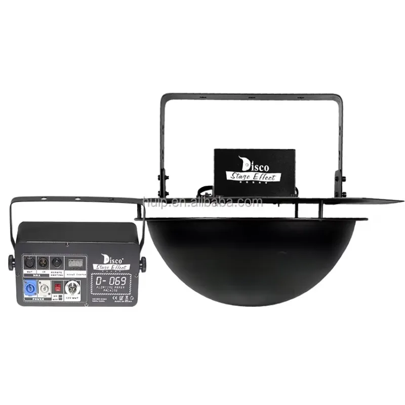 Floating Streamer Machine Confetti Launcher Wireless&DMX 512 Control Magic Swirl Fan  Stage Effect  Confetti Drop Machine