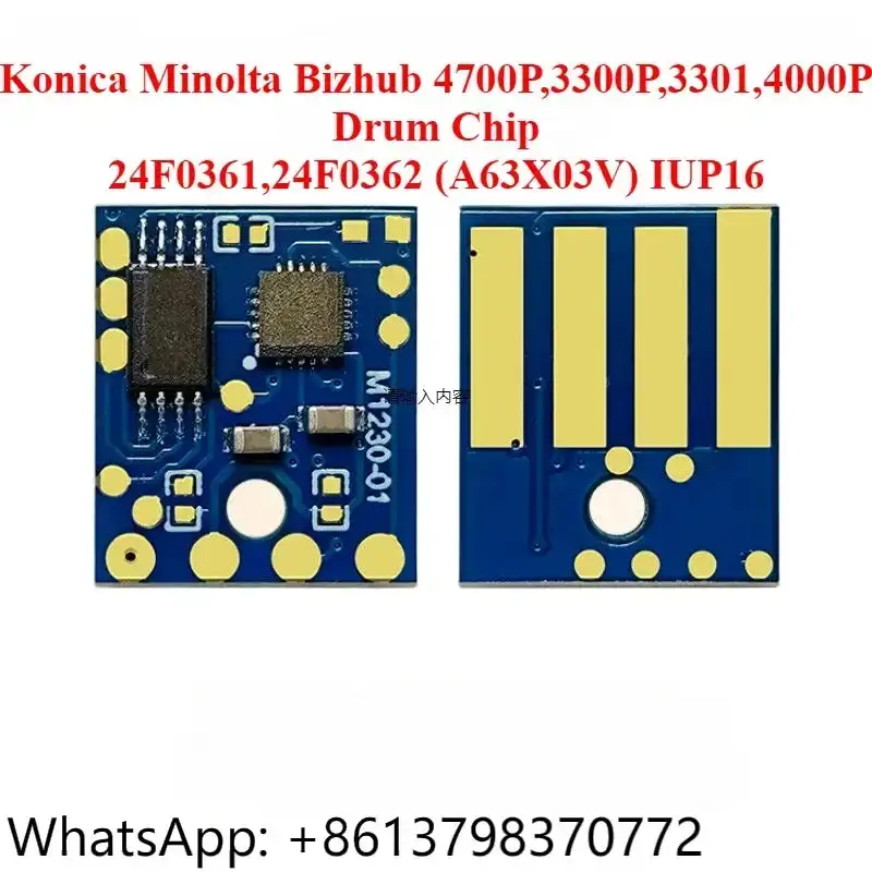 Drum Chip for Konica Minolta Bizhub 4700P,3300P,3301,4000P,24F0361,A63X03V,IUP16