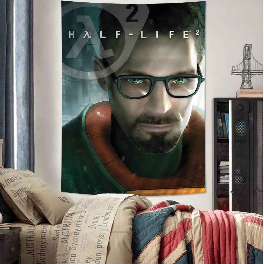 Half Life 2 Chart Tapestry for Living Room Home Dorm Decor Art Home Decor