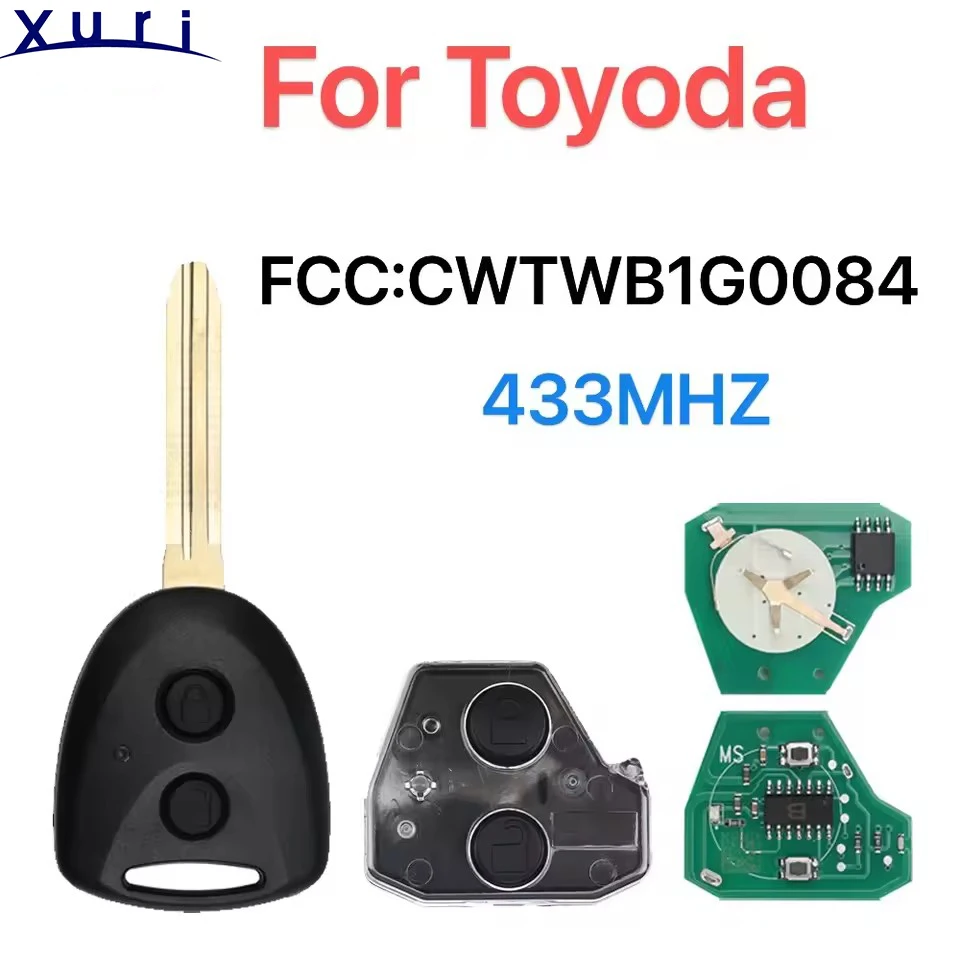 

Xuri CWTWB1G0084 G чип удаленный ключ для Toyota AVANZA Wigo Grand для Daihatsu Xenia Alza Myvi Axia 433 МГц