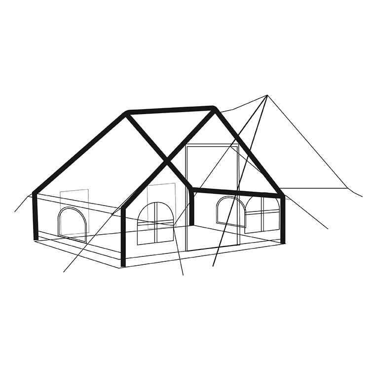 Outdoor Camping Inflatable Tent Rainproof Portable Quick Opening Camping Tent