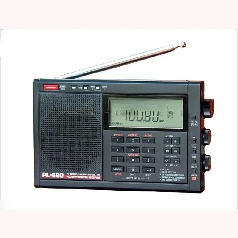 PL-680 Full Band Digital Modulation Secondary Frequency Conversion Aviation Band Shortwave Radio
