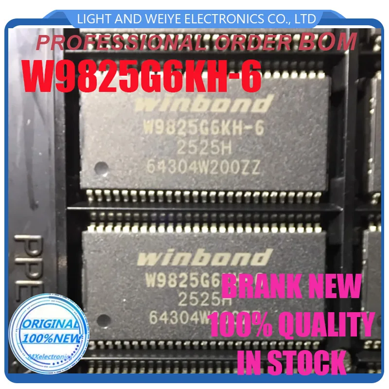 5PCS W9825G6JH-6 W9825G6KH-6 TSOP54 100% New original SMD