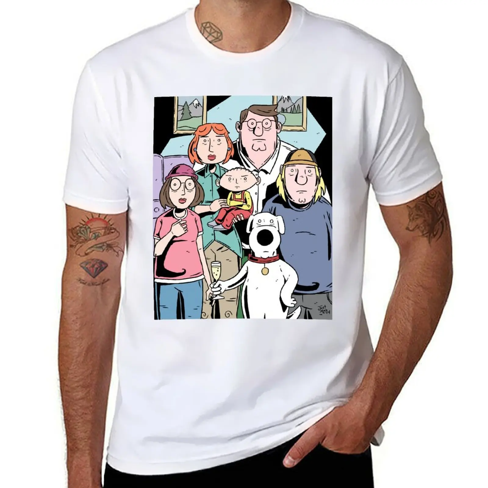 

Family Guy family portrait T-Shirt printed t shirts for man man t shirt designer T-Shirt