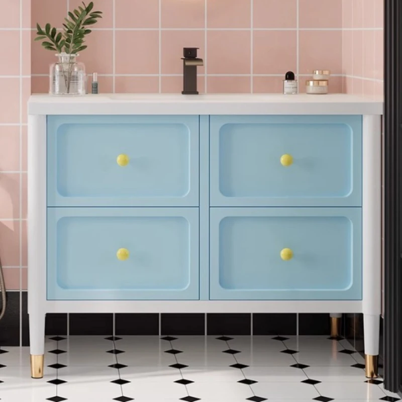 

Wash European Bathroom Cabinet Drawer Storage Wall Mirror Bathroom Cabinets Shelves Vanity Mueble Organizador Home Accessories