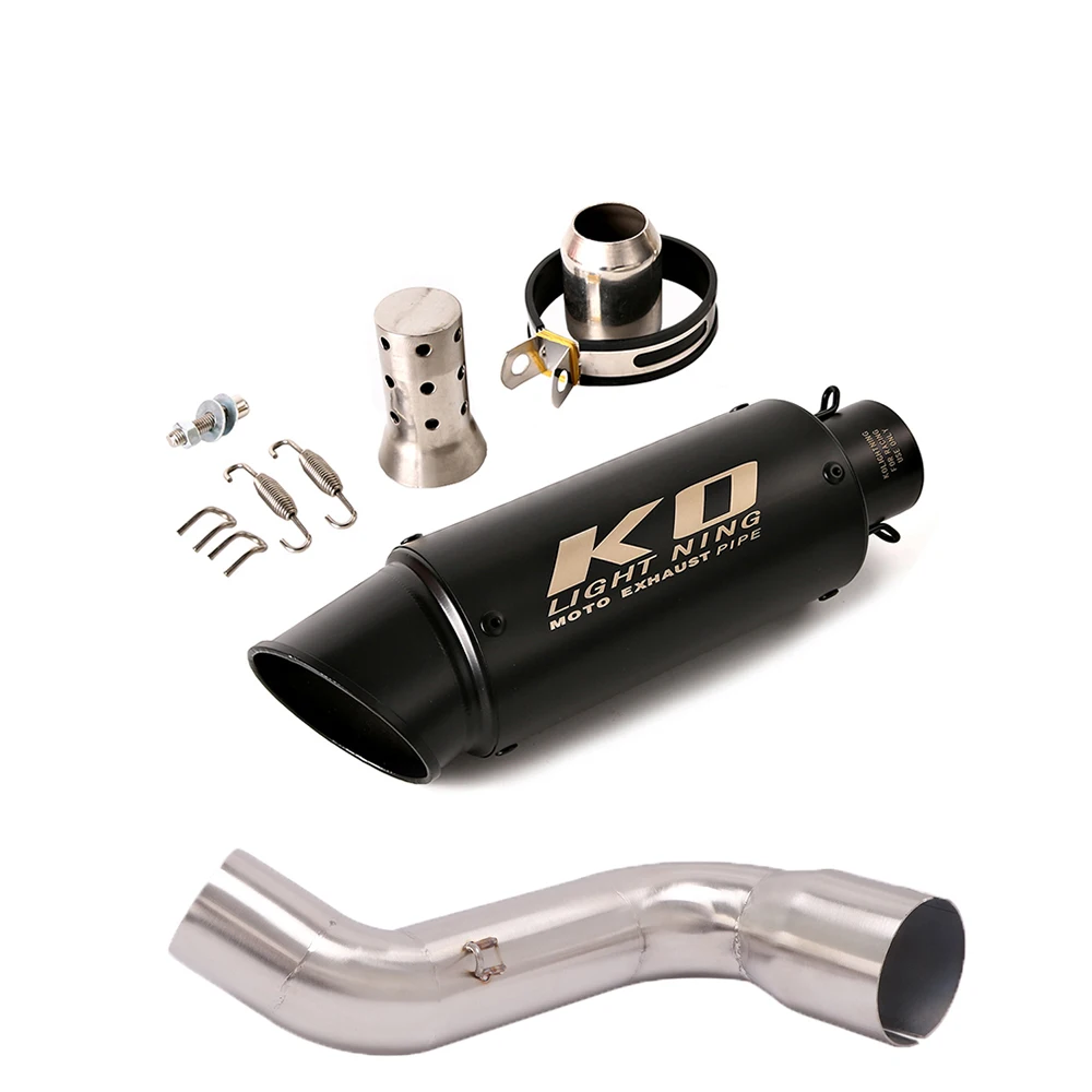 

Motorcycle Exhaust Muffler Middle Link Pipe Tube Stainless Steel Slip On For Honda CBR1000 2008-2016 European Version