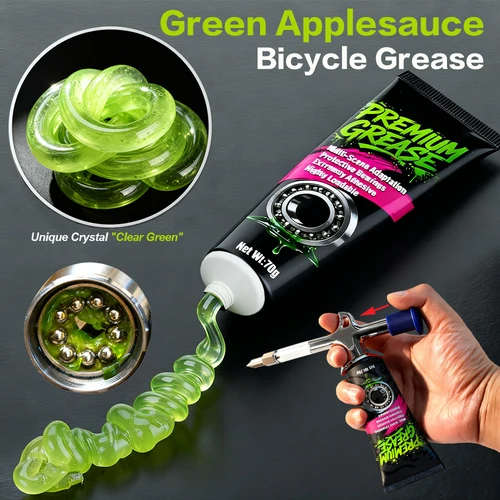 Grasa Premium para bicicleta, 70g, grasa lubricante para cojinetes de Motor, cuenco para Pedal de eje medio, lubricante de mantenimiento de grupo para bicicletas de montaña y carretera