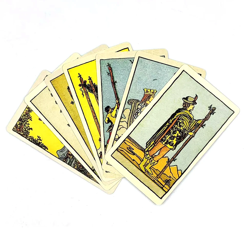 Baraja de cartas de Tarot, 78 Uds., para principiantes fáciles, destino, adivinación, fiesta, juego de mesa
