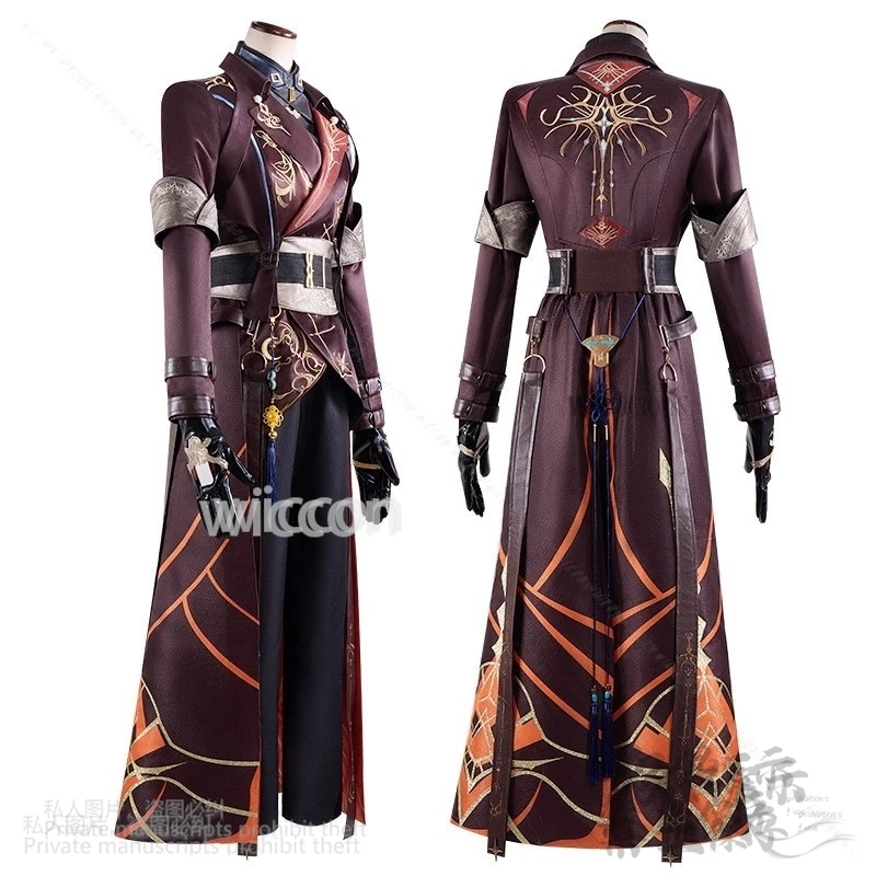 Аниме игра Love And Deepspace Xavier Dark Косплей Костюм Униформа Парик Серьги Маска Черный Охотник Для Хэллоуина Человек Cos Индивидуальные