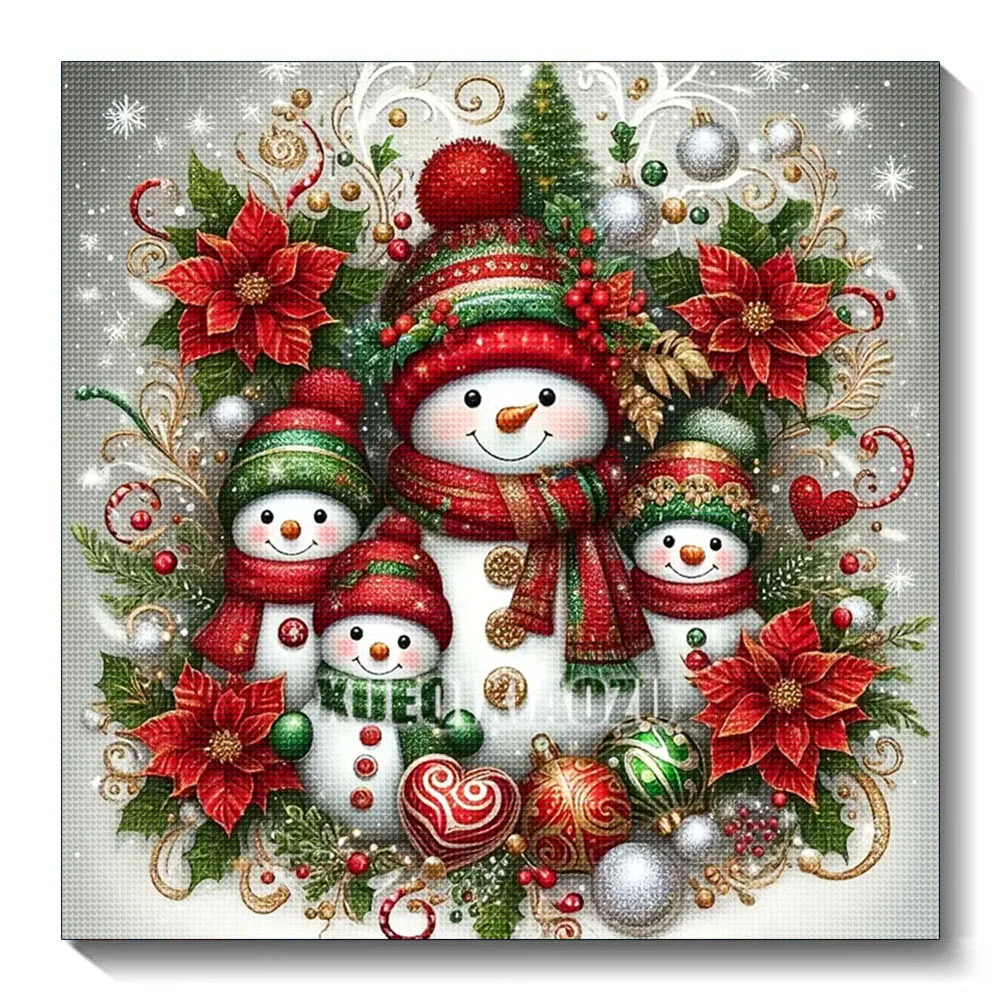 Weihnachten Schneemann Diamant Malerei Set DIY Erwachsene voller Diamant Home Dekoration Malerei Set rahmenlose Handwerk