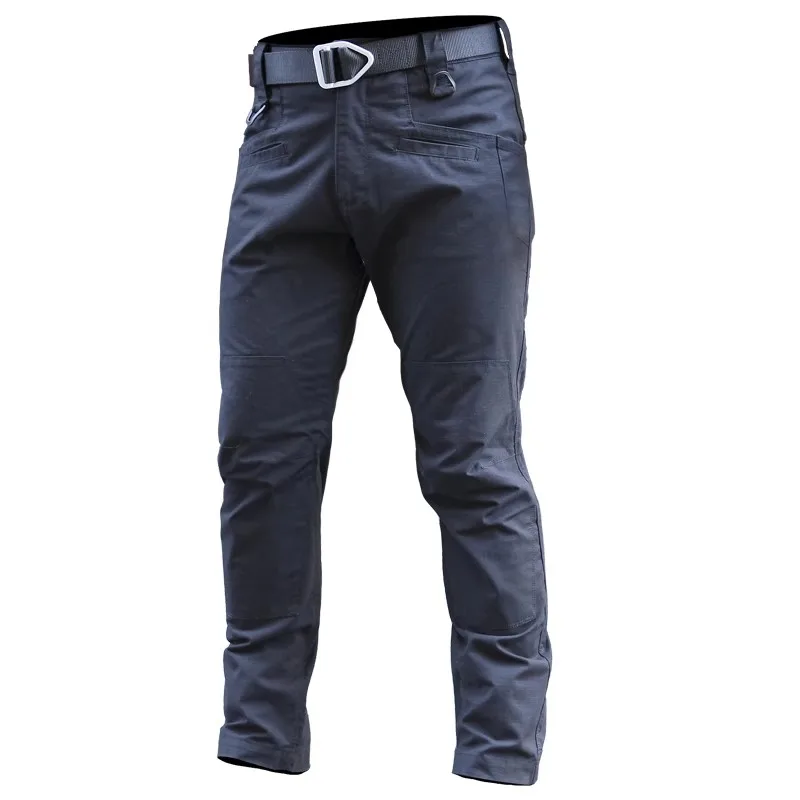 Pantalon de travail élastique multi-poches pour hommes, droit, résistant à l'usure, Cargo décontracté, pantalon militaire tactique d'extérieur, printemps automne