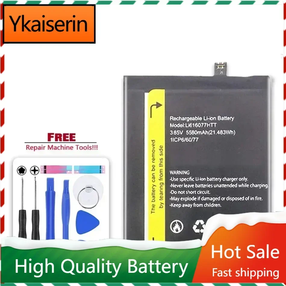 Battery Li616077HTT 5580mAh for Blackview BV5100 Bateira + Track NO