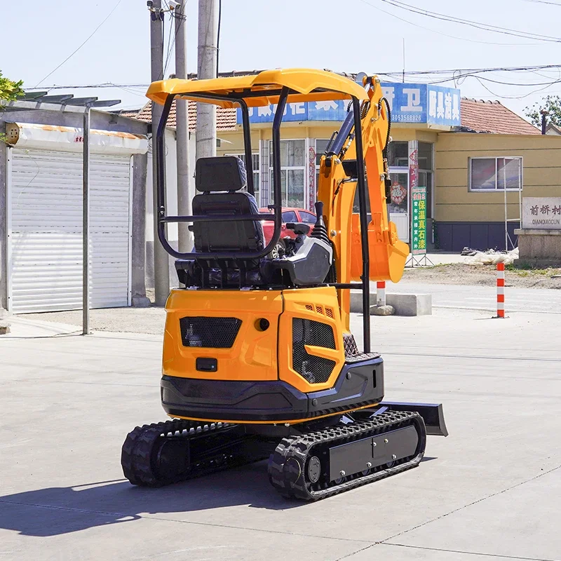 YG Customized Agricultural Small Excavator 1.8t, 2ton, 4tons Indoor Ground Digging Micro Hook Machine