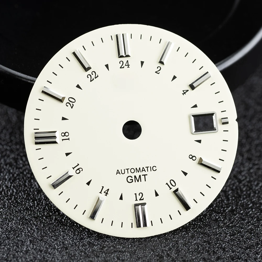 NH34 quadrante 31mm GS quadrante GMT lancette luminose per movimento NH35/34 quadranti modificati parti di ricambio per orologi