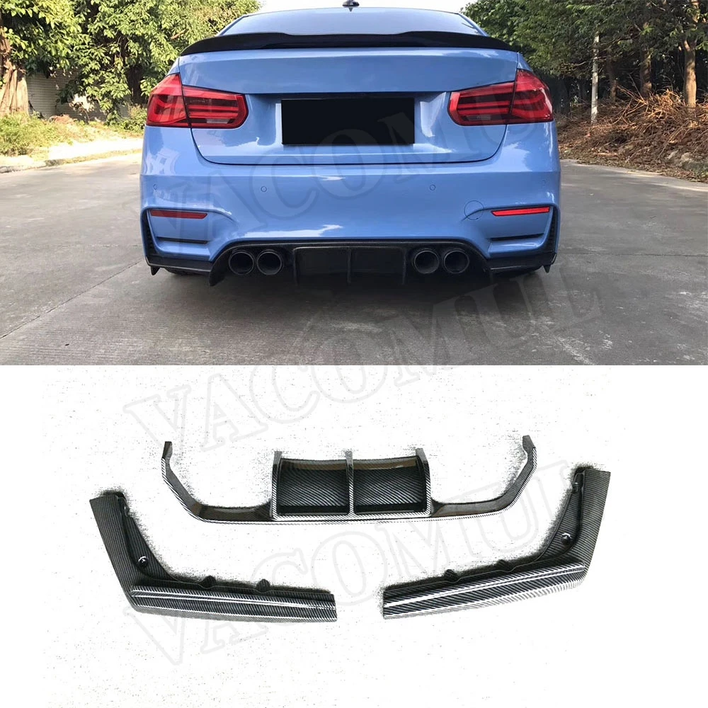 

VACOMUL 1Set ABS Material Car Rear Bumper Lip Spoiler Diffuser for BMW 3 Serises F80 M3 F82 M4 2014-2019 Standard Convertible