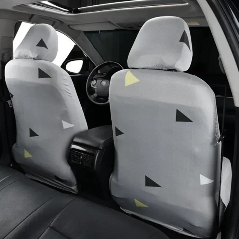 Universal Elastic Fabric Car Seat Cover Washable Dustproof All Inclusive Seat Protective Cover for Most Car Interior Accessories