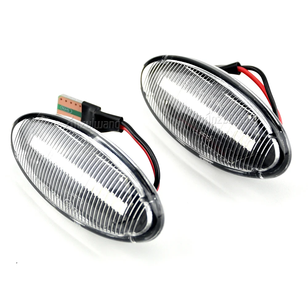 2Pcs Turn Signal Blinker Lamp Dynamic LED Side Marker Light Facelift Car Styling For OPEL Vectra C 02-08 for Signum 03-08