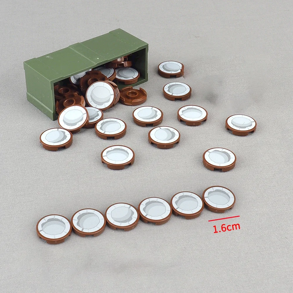 MOC 10 قطعة مطبوعة 14769pb 2X2 نصف مفتوح نمط مياه جوز الهند بنة 14769 شجرة نحت زهرة لعبة الأولاد يوم خاص اللعب #2