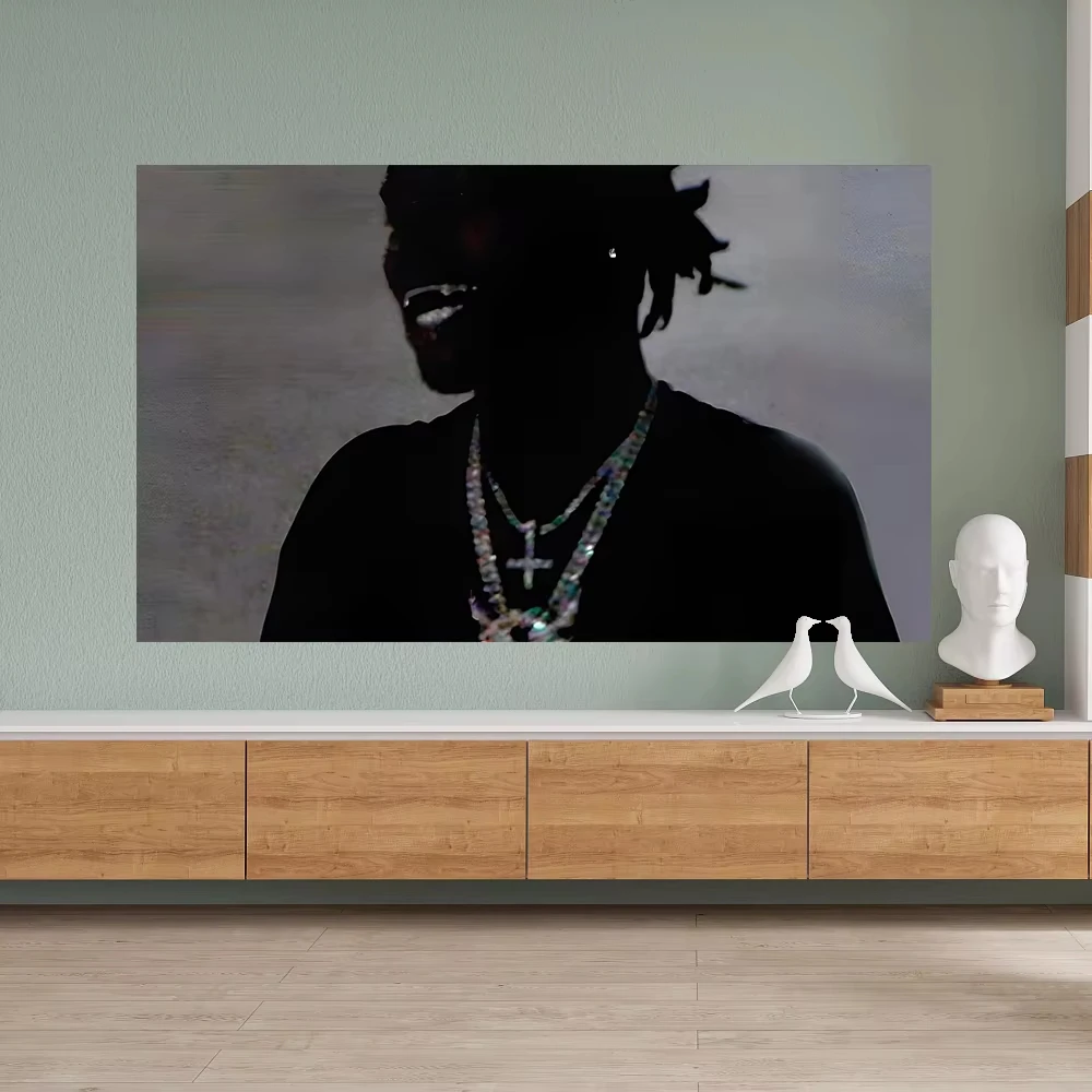 

1 шт., Кен, рэпер, автомобили, гобелен, Хаос, обложка музыкального альбома, плакат, настенное украшение для спальни, украшение для общежития университета