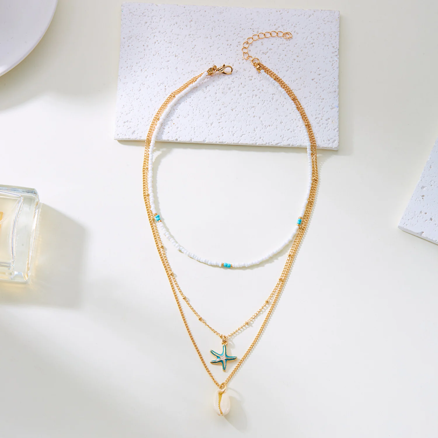 قلادة نسائية صيفية بتصميم نجم  - مراجعة Women Accessories Poster وسعره