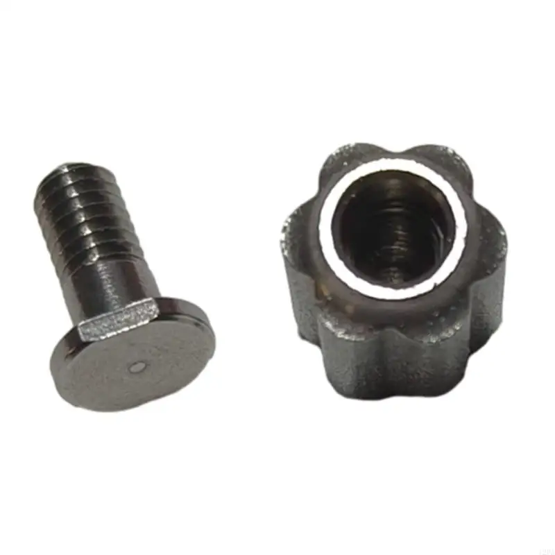 Reparación de tuercas y tornillo de placa de brazo de tono de acero inoxidable 3HT para SME 3009 SME 3012