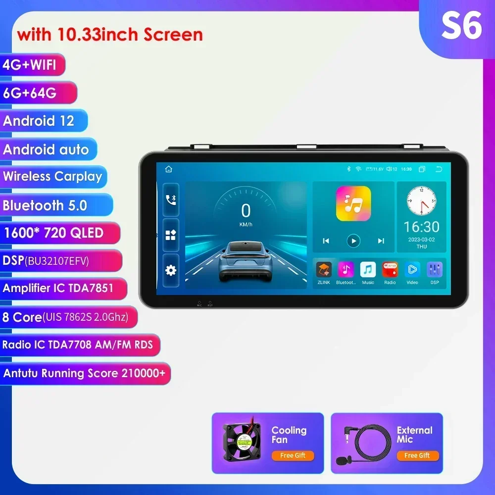 8Core Android 14 Carplay voor Mazda 3 2004 2005 2006 2007 2008 2009 Autoradio met BOSE Multimedia Speler 2 Din Stereo GPS Navi