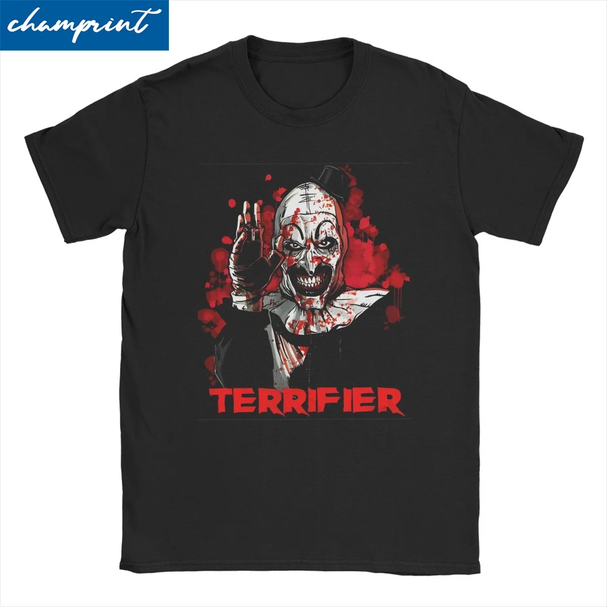 Terrifier 3 Movie Horror Men Women T Shirt Christmas Slasher Film Art Funny Tee Shirt Short Sleeve T-Shirt Pure Cotton Gift Tops