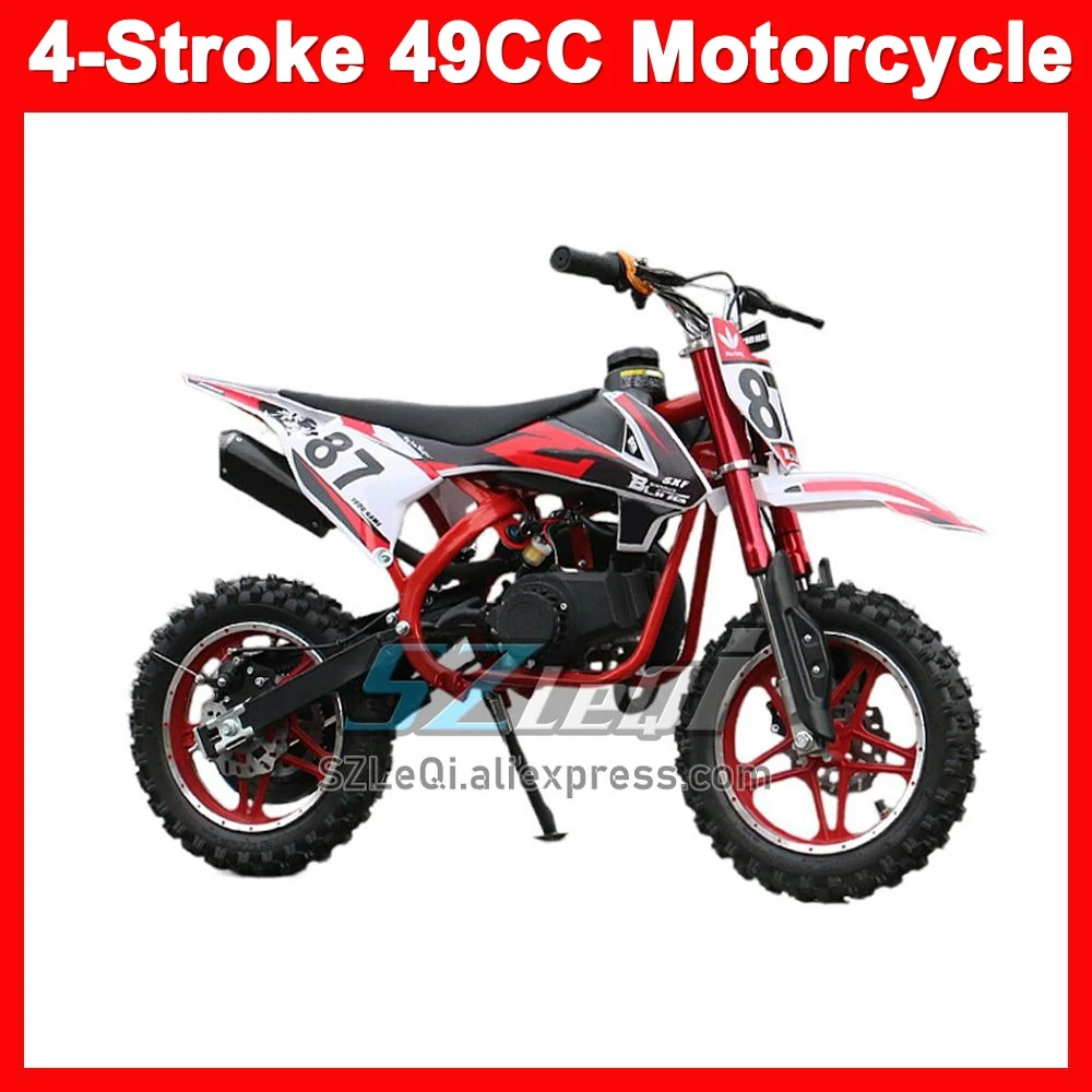 49CC 4 Stroke ATV OFF-road Gasoline Motorcycle Mountain OFF Road Dirt Mud Pit Tukeng Mud Beach Racing MOTO Dirt Bike Motorbike