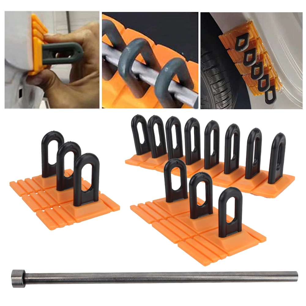 

Paintless Glue Puller Tabs Tools Kit Auto Dent Repair Tools Orange Dent Puller Kit For Car Paintless Dent Repair Tool